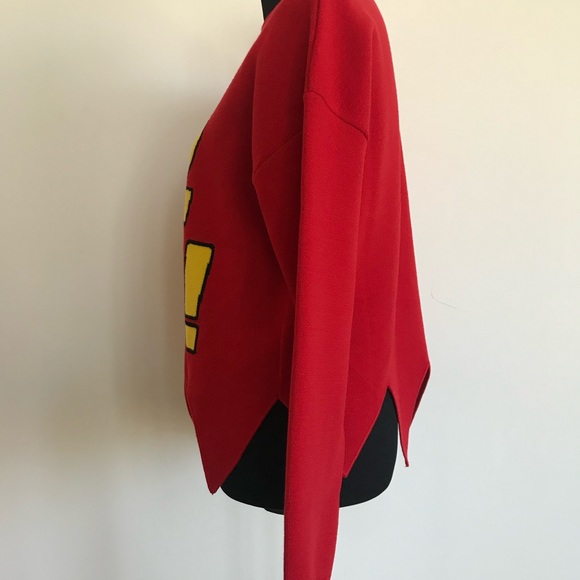 NWT RARE Moschino Couture 1/2 Off Sweater - Picture 2 of 7